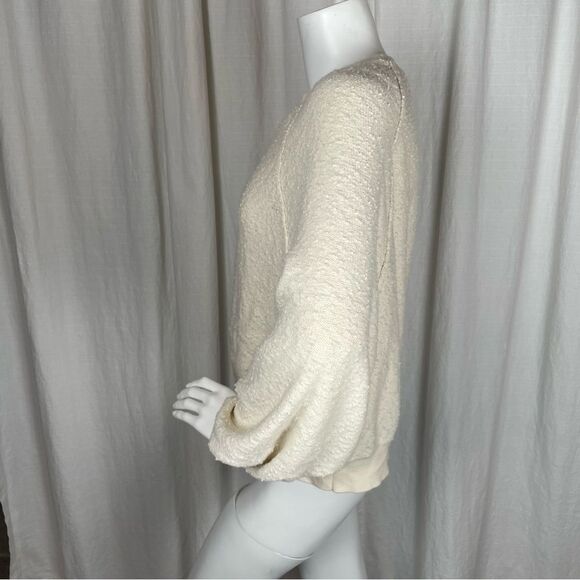 Free People Found My Friend Pullover Size Small Women’s Cream - Picture 6 of 8